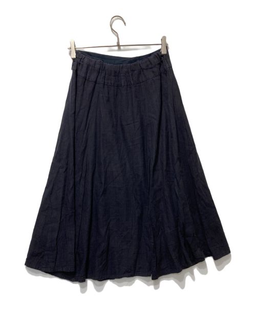 Pal'las Palace（パラスパレス）Pal'las Palace (パラスパレス) コットンフレアスカート ネイビー サイズ:Fの古着・服飾アイテム