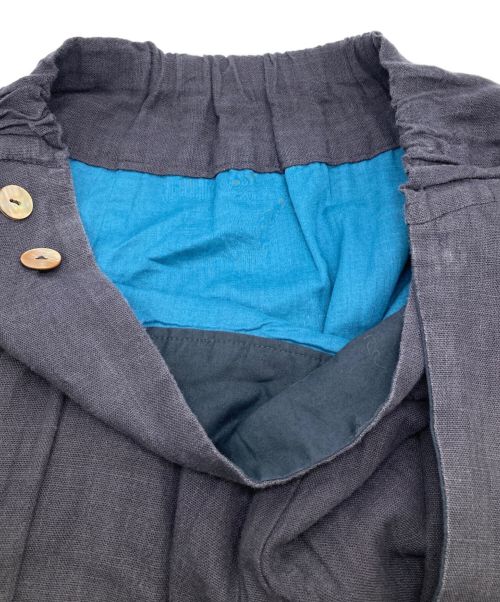 Pal'las Palace（パラスパレス）Pal'las Palace (パラスパレス) コットンフレアスカート ネイビー サイズ:Fの古着・服飾アイテム