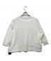 NEIL BARRETT (ニールバレット) クロップドボリュームスウェット ホワイト サイズ:XS 未使用品：6000円