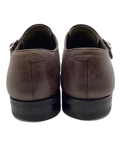三陽山長（サンヨウヤマチョウ）三陽山長 (サンヨウヤマチョウ) ダブルモンクストラップシューズ ブラウン サイズ:7の古着・服飾アイテム
