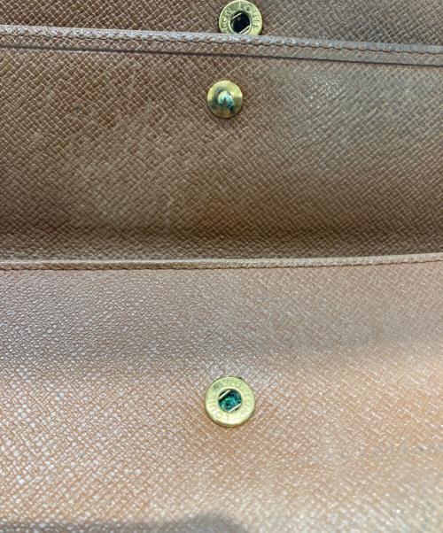 LOUIS VUITTON（ルイ ヴィトン）LOUIS VUITTON (ルイ ヴィトン) 長財布 ブラウンの古着・服飾アイテム