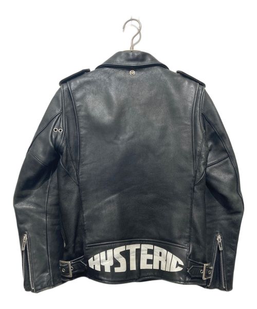 Hysteric Glamour（ヒステリックグラマー）Hysteric Glamour (ヒステリックグラマー) ダブルライダースジャケット ブラック サイズ:FREEの古着・服飾アイテム