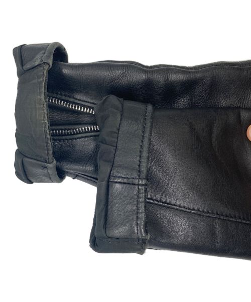 Hysteric Glamour（ヒステリックグラマー）Hysteric Glamour (ヒステリックグラマー) ダブルライダースジャケット ブラック サイズ:FREEの古着・服飾アイテム