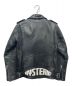 Hysteric Glamour (ヒステリックグラマー) ダブルライダースジャケット ブラック サイズ:FREE：15000円