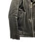 中古・古着 Hysteric Glamour (ヒステリックグラマー) ダブルライダースジャケット ブラック サイズ:FREE：15000円