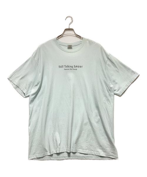 SUPREME（シュプリーム）SUPREME (シュプリーム) 22SS Still Talking Tee / スティールトーキング Tシャツ ブルー サイズ:XLの古着・服飾アイテム
