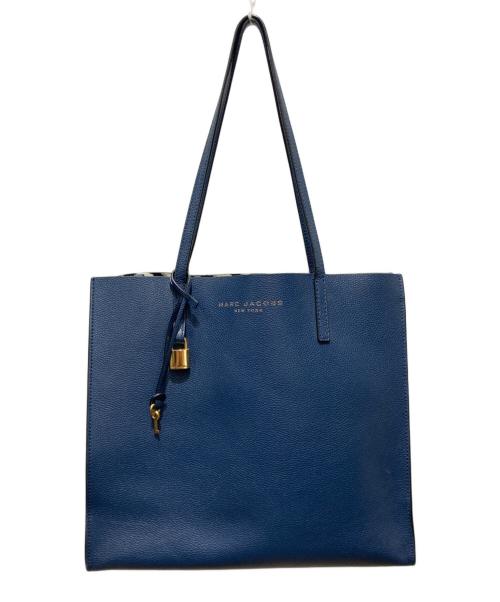 MARC JACOBS（マークジェイコブズ）MARC JACOBS (マークジェイコブス) THE GRIND SHOPPER TOTE グラインドショッパートートバッグ ネイビーの古着・服飾アイテム