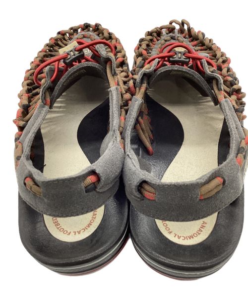 KEEN（キーン）KEEN (キーン) UNEEK STRIPES サンダル レッド サイズ:31cmの古着・服飾アイテム