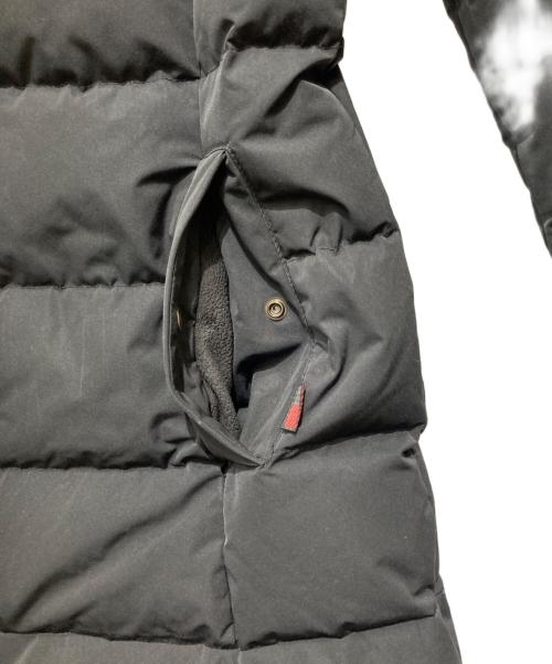 WOOLRICH（ウールリッチ）WOOLRICH (ウールリッチ) UNITED ARROWS (ユナイテッドアローズ) 別注 PUFFY PRESCOTT フーディダウン ダウンコート ブラック サイズ:XSの古着・服飾アイテム