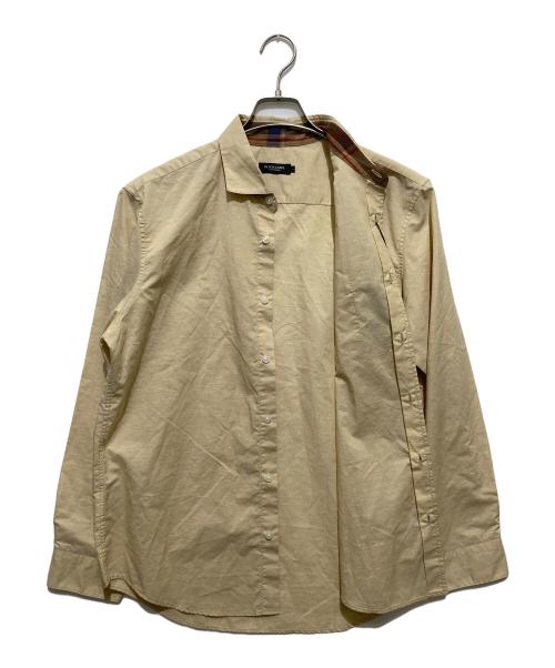 BLACK LABEL CRESTBRIDGE（ブラックレーベル クレストブリッジ）BLACK LABEL CRESTBRIDGE (ブラックレーベル クレストブリッジ) リネン混シャツ クリーム サイズ:Lの古着・服飾アイテム