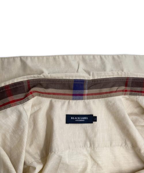 BLACK LABEL CRESTBRIDGE（ブラックレーベル クレストブリッジ）BLACK LABEL CRESTBRIDGE (ブラックレーベル クレストブリッジ) リネン混シャツ クリーム サイズ:Lの古着・服飾アイテム