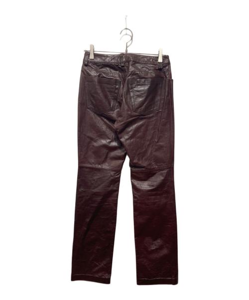 GAP（ギャップ）GAP (ギャップ) オールドレザーパンツ ブラウン サイズ:4の古着・服飾アイテム