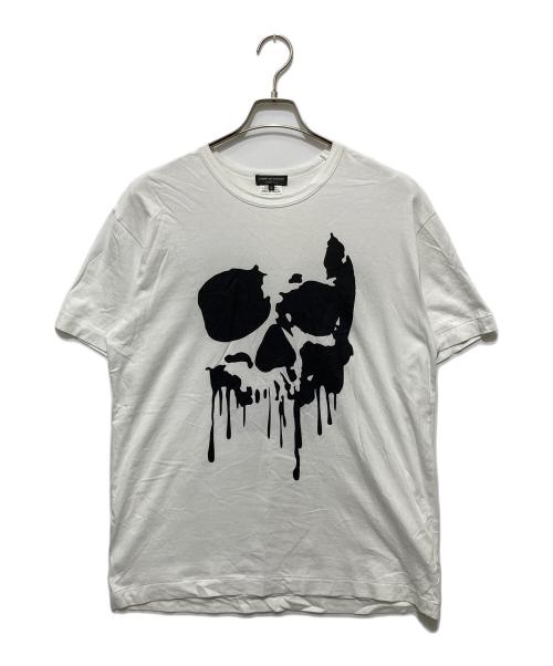 COMME des GARCONS HOMME PLUS（コムデギャルソンオムプリュス）COMME des GARCONS HOMME PLUS (コムデギャルソンオムプリュス) プリントTシャツ ホワイト サイズ:XLの古着・服飾アイテム