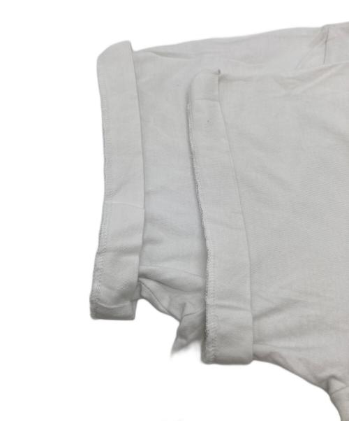 COMME des GARCONS HOMME PLUS（コムデギャルソンオムプリュス）COMME des GARCONS HOMME PLUS (コムデギャルソンオムプリュス) プリントTシャツ ホワイト サイズ:XLの古着・服飾アイテム