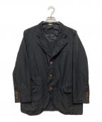 COMME des GARCONS HOMME DEUXコムデギャルソン オム ドゥ）の古着「ポリ縮絨テーラードジャケット」｜ブラック