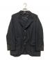 COMME des GARCONS HOMME DEUX（コムデギャルソン オム ドゥ）の古着「ポリ縮絨テーラードジャケット」｜ブラック