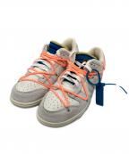 NIKE×OFFWHITEナイキ×オフホワイト）の古着「Dunk Low Off-White Lot 19」｜
