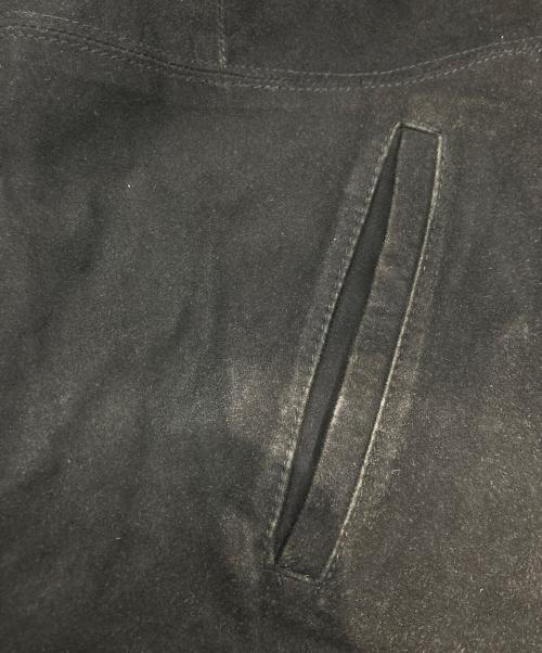 ISSEY MIYAKE（イッセイミヤケ）ISSEY MIYAKE (イッセイミヤケ) 90’sレザーコート ブラック サイズ:Lの古着・服飾アイテム