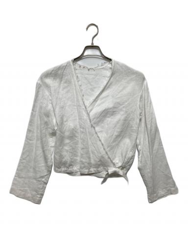中古・古着通販】Plage (プラージュ) Linen カシュクール lace Blouse