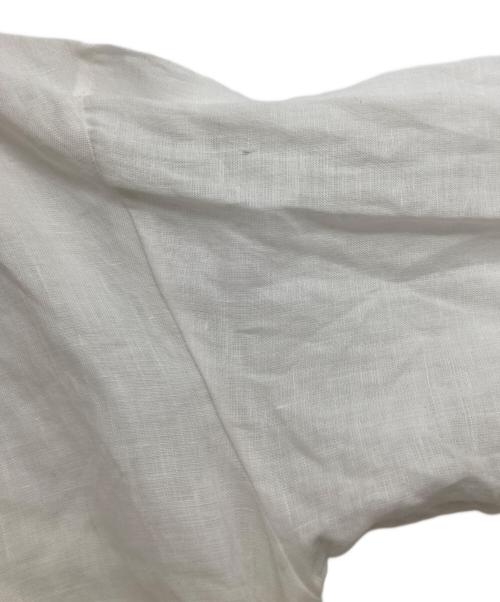 Plage（プラージュ）Plage (プラージュ) Linen カシュクール lace Blouse / リネン カシュクール レース ブラウス ホワイト サイズ:FREEの古着・服飾アイテム