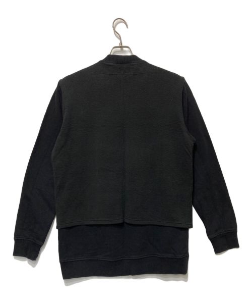 GIVENCHY（ジバンシィ）GIVENCHY (ジバンシィ) ショルダージップレイヤードスウェット ブラック サイズ:Sの古着・服飾アイテム