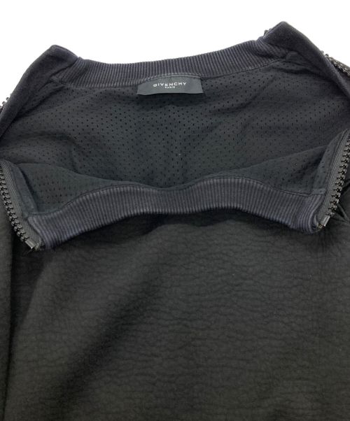 GIVENCHY（ジバンシィ）GIVENCHY (ジバンシィ) ショルダージップレイヤードスウェット ブラック サイズ:Sの古着・服飾アイテム