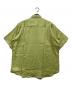 PAPAS (パパス) 半袖BDリネンシャツ 黄緑 サイズ:LL：5000円