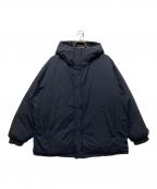 Graphpaperグラフペーパー）の古着「PERTEX SHIELD Reversible Hooded Down パーテックス リバーシブル ダウンジャケット」｜ネイビー