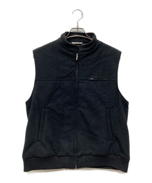 AURALEE（オーラリー）AURALEE (オーラリー) CASHMERE WOOL MOSSER VEST ブラック サイズ:４の古着・服飾アイテム