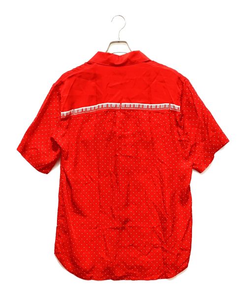 UNDERCOVER（アンダーカバー）UNDERCOVER (アンダーカバー) オープンカラーシャツ レッド サイズ:3の古着・服飾アイテム