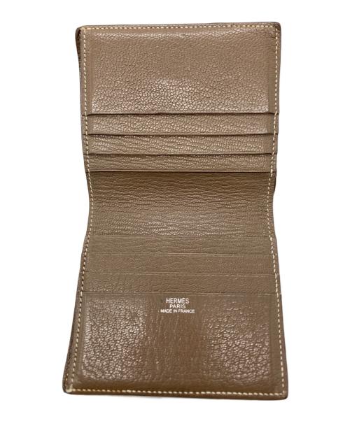HERMES（エルメス）HERMES (エルメス) Evelyne / エヴリン / 二つ折り / コンパクトウォレット グレーの古着・服飾アイテム