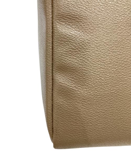 PELLE MORBIDA（ペッレモルビダ）PELLE MORBIDA (ペッレモルビダ) ゴルフ ポーチ ベージュの古着・服飾アイテム