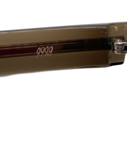 999.9（フォーナインズ）999.9 (フォーナインズ) 眼鏡 ブラウン サイズ:55□16の古着・服飾アイテム