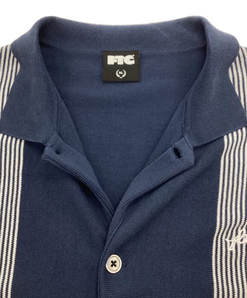 FTC（エフティーシー）FTC (エフティーシー) 半袖ニットシャツ ネイビー サイズ:XLの古着・服飾アイテム