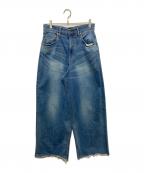 SURT×BIG JOHNサート×ビッグジョン）の古着「バギーデニムパンツ」｜インディゴ