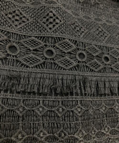 VIVIENNE TAM（ヴィヴィアンタム）VIVIENNE TAM (ヴィヴィアンタム) 半袖切替カットソー ブラック サイズ:38の古着・服飾アイテム