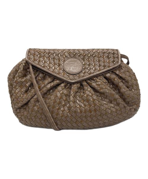 FENDI（フェンディ）FENDI (フェンディ) ショルダーバッグ ブラウンの古着・服飾アイテム