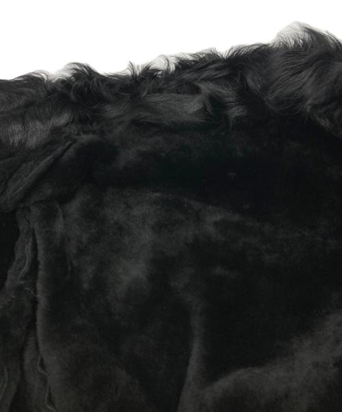 RULE（ルール）RULE (ルール) ムートンハーフコート ブラック サイズ:Mの古着・服飾アイテム