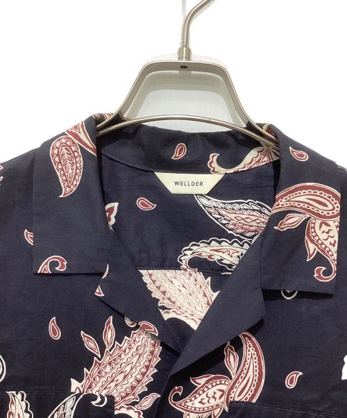 WELLDER（ウェルダー）WELLDER (ウェルダー) ユーティリティオープンカラーシャツ ネイビー サイズ:3の古着・服飾アイテム