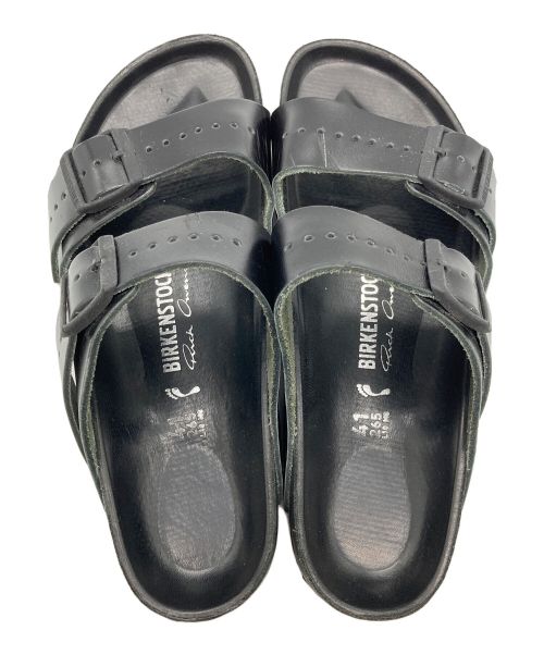 BIRKENSTOCK（ビルケンシュトック）BIRKENSTOCK (ビルケンシュトック) RICK OWENS (リックオウエンス) Arizona EXTRO ブラック サイズ:41の古着・服飾アイテム