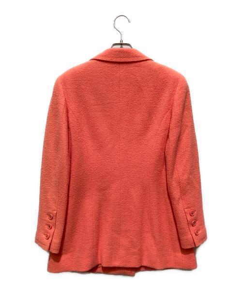 CHANEL（シャネル）CHANEL (シャネル) 97Pココボタンツイードセットアップ ピンク サイズ:42の古着・服飾アイテム