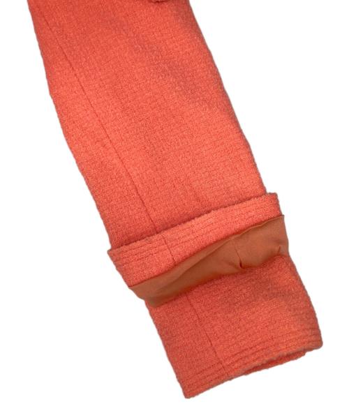 CHANEL（シャネル）CHANEL (シャネル) 97Pココボタンツイードセットアップ ピンク サイズ:42の古着・服飾アイテム