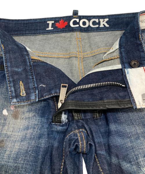 DSQUARED2（ディースクエアード）DSQUARED2 (ディースクエアード) デニムパンツ インディゴ サイズ:44の古着・服飾アイテム