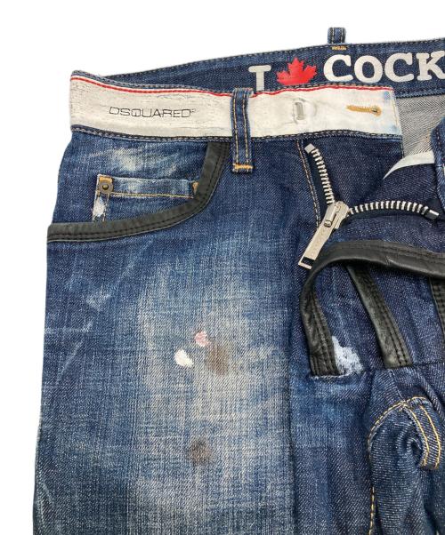 DSQUARED2（ディースクエアード）DSQUARED2 (ディースクエアード) デニムパンツ インディゴ サイズ:44の古着・服飾アイテム