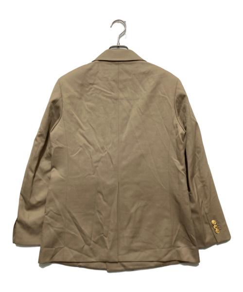 MACPHEE（マカフィー）MACPHEE (マカフィー) ウールギャバジンダブルブレストジャケット ベージュ サイズ:Sの古着・服飾アイテム