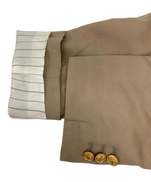 MACPHEE（マカフィー）MACPHEE (マカフィー) ウールギャバジンダブルブレストジャケット ベージュ サイズ:Sの古着・服飾アイテム