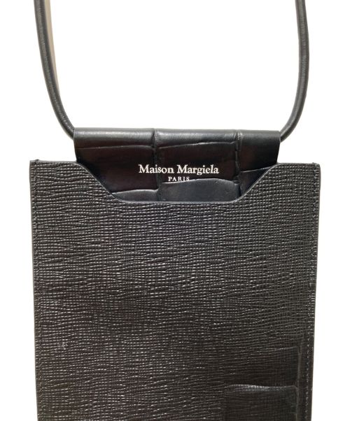 Maison Margiela（メゾンマルジェラ）Maison Margiela (メゾンマルジェラ) フォンケースーポーチ ブラック サイズ:実寸サイズをご参照ください。の古着・服飾アイテム