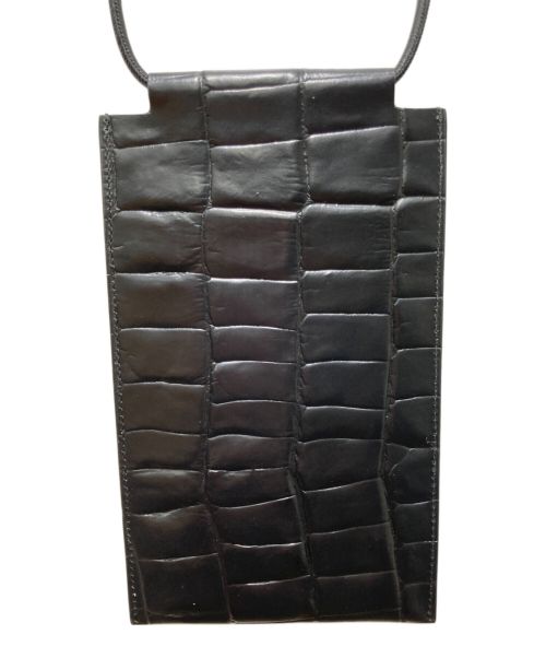 Maison Margiela（メゾンマルジェラ）Maison Margiela (メゾンマルジェラ) フォンケースーポーチ ブラック サイズ:実寸サイズをご参照ください。の古着・服飾アイテム