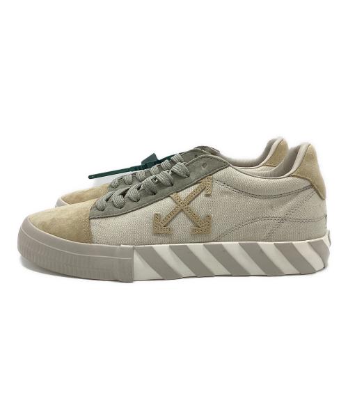 OFFWHITE（オフホワイト）OFFWHITE (オフホワイト) VULC SNEAKER アロー ローカットスニーカー ベージュ×カーキ サイズ:42の古着・服飾アイテム