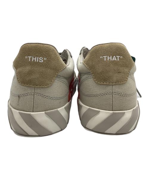 OFFWHITE（オフホワイト）OFFWHITE (オフホワイト) VULC SNEAKER アロー ローカットスニーカー ベージュ×カーキ サイズ:42の古着・服飾アイテム